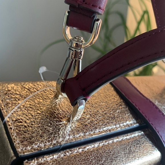 Authentic KATE SPADE Leather gift wrap magnetic snap Crosby/Satchel - Picture 14 of 16